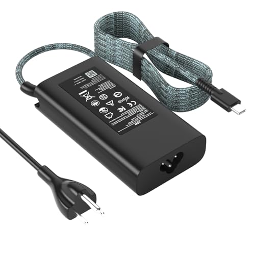 LQM Ultra Slim 65W USB-C Fast Charger Compatible with HP OmniBook X Flip NGAI Series 14-fm 14-fk 16-as 16-ar 14-fm0008na 14-fk0006na 16-as0005na 16-ar0007na Laptop Adapter