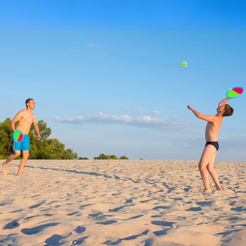 image for Qrooper Toss and Catch Ball Set Kids Toys Outdoor Beach Pool Toys Ball