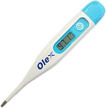 Olex Plastic Digital Thermometer With Quick Measurement Of Oral & Underarm Temperature In Celsius & Fahrenheit, Water Resistant For Easy Cleaning For Baby And Adult