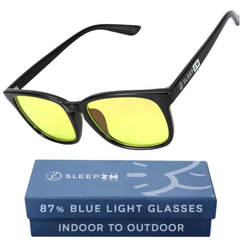 Image of Sleep ZM Blue Light Blocking & Light Sensitivity Glasses - 14 Lens Types for Comfort, Relaxation, Sleep & Relief
