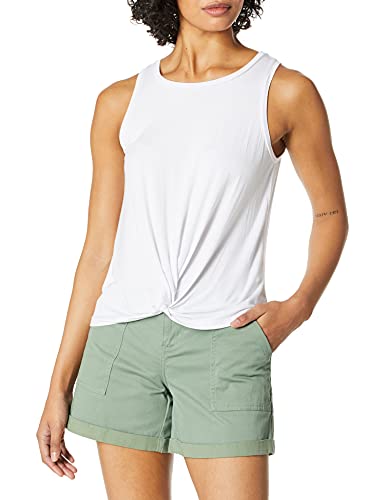 Débardeur en viscose kensie haut de gamme fluide et léger blanc XL