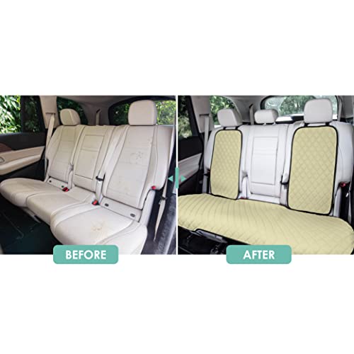 Fh Group Car Seat Cushion Neosupreme Automotive Seat Cushions - Universal Fit, Rear Car Seat Cushion, Car Seat Cushions With Non-Slip Silicone Backing For Suv, Sedan, Van Rear Set Beige #TOP4