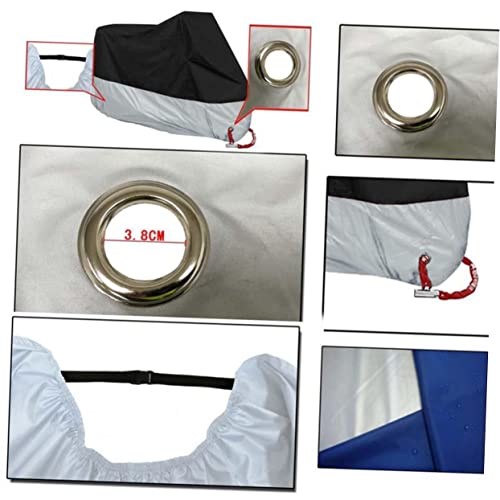 Adorainbow 2Pcs Acessórios De Capa De Motocicleta 210D -