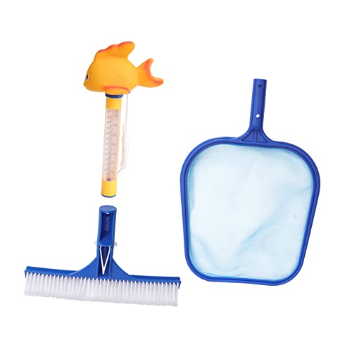 Milisten 1 Juego Kit De Limpieza De Piscina Vacío Limpiadores Quinielas Redes De Acuario Rastrillo De Piscina Nadar Barrer Cubierta De Red De Estanque Filtros De Polivinilo