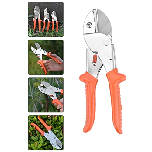 VILLCASE 1 Pç Tesouras De Podar De Mão De Aço Jardinagem Multifuncional Moldar Bordas Tesouras De Po