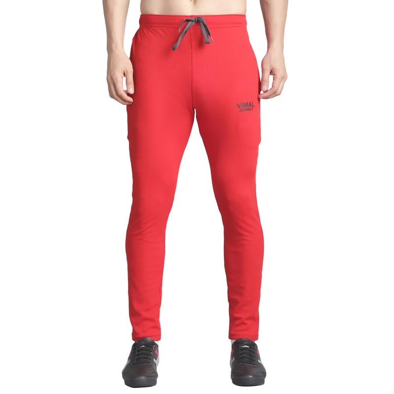 Image of Mack Jonney Solid Regular Fit Polyster Lycra Trackpant for Men-P