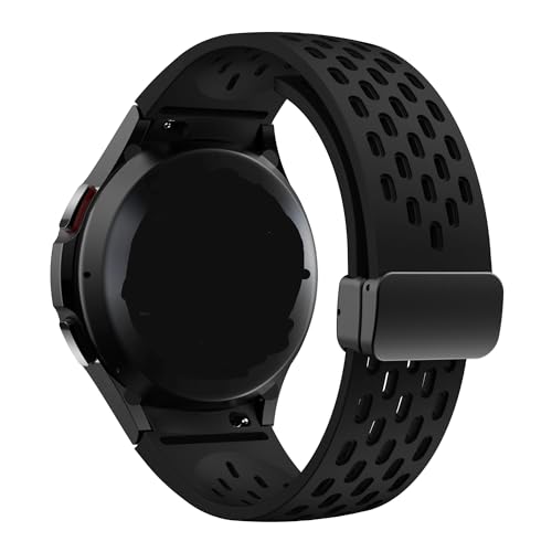 LERYUNC �V���R���X�g���b�v�E�H�b�` 7 6 5 4 40mm 44mm 5 Pro 45mm �o�b�N���o���h 6 �N���V�b�N 43mm 47mm ���ԂȂ� �u���X���b�g(�u���b�N�AGalaxy Watch6 44mm)