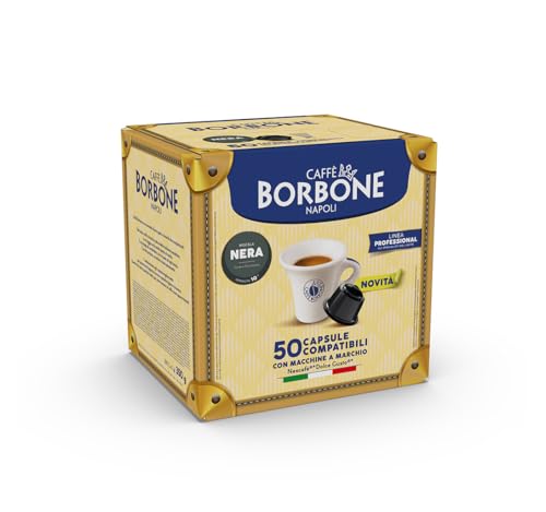 Caffè Borbone Miscela Nera - 50 capsule - Compatibili con le Macchine Nescafè®* Dolce Gusto®* - 2