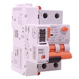 RCBO Tipo F WIFI Riarmabile 40A C40, Interruttore Differenziale Con Magnetotermico Classe F Curva C, 1P+N 6kA 30mA 230VAC, APP Tuya Smart Life, 3 Moduli DIN, Doppio Leva, Controllo Remote e Manuale