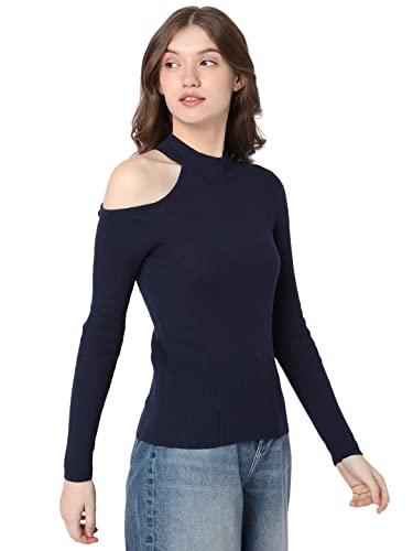Image of VERO MODA Women's Cotton Round Neck Pullover