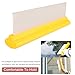 Car Squeegee,12 inch Silicone Automotive Water Wiper for Drying,Flexible Auto T-Bar Water Blade for car, Windshield, Glass, Window, Bathroom(Yellow)