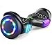 TOMOLOO Hoverboard with Bluetooth Speaker and Colorful LED Lights Self-Balancing Scooter UL2272 Certified 6.5" Wheel for Adults and Child