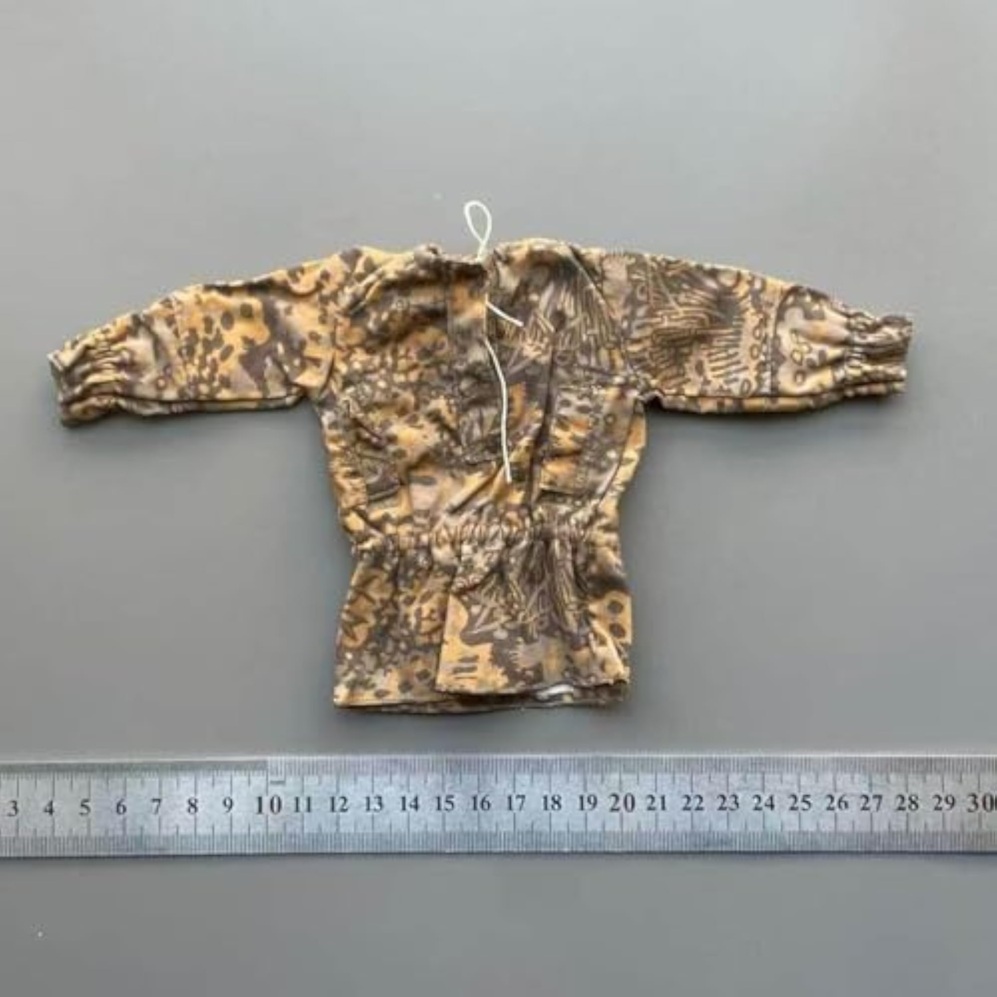 Long Sleeved Smock for 12 Inch Dolls, Realistic Jacket