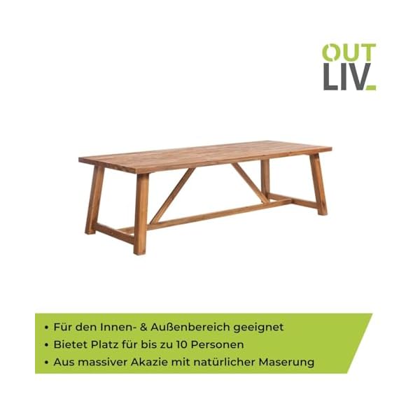 OUTLIV Marbella Esstisch aus Akazienholz