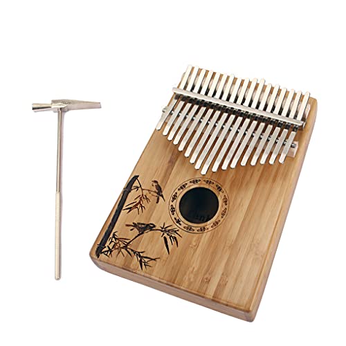 SUIOPPYUW 17 clés Kalimba Fingers Piano Pianos Instrument à main Cadeau d’anniversaire - Les Beatles, Paul McCartney, John Lennon, RIngo Starr, George Harrison SUIOPPYUW 17 clés Kalimba Fingers Piano Pianos Instrument à main Cadeau d'anniversaire