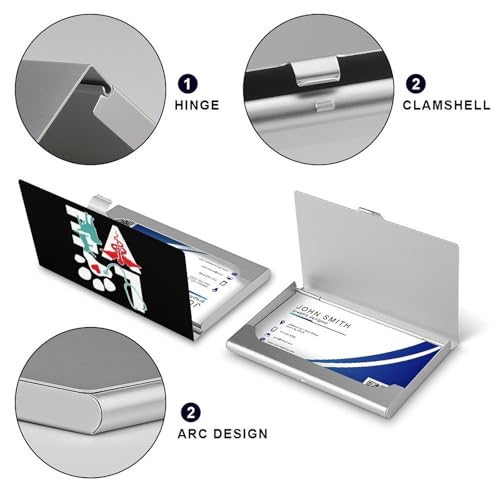 Veterinarian-Love-Cat-and-Dog-Veterinary Business Card Holder Alloy Multi Wallet Credit Card ID Pocket Name Case4