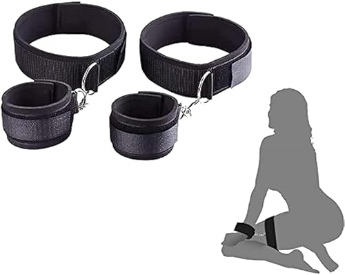 B-D-S-M Correa de yoga ajustable de nailon para muñecas, piernas y muslos