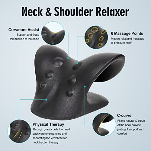 ComfortLife Neck Stretcher for Pain Relief, Neck and Shoulder Relaxer Cervical Neck Traction Device Pillow for TMJ Pain Relief… - Image 3