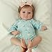 SCOM Lifelike Reborn Baby Dolls Girl - Felicia, 17-Inch Realistic-Newborn Baby Dolls with Weighted Soft Cloth Body, Real Life Cute Reborn Dolls with Gift Box for Kids Age 3+