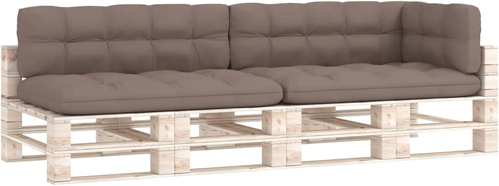 5 Pcs Pallet Sofa Cushions Outdoor Patio Seat Cushions Patio Furniture Cushions Taupe