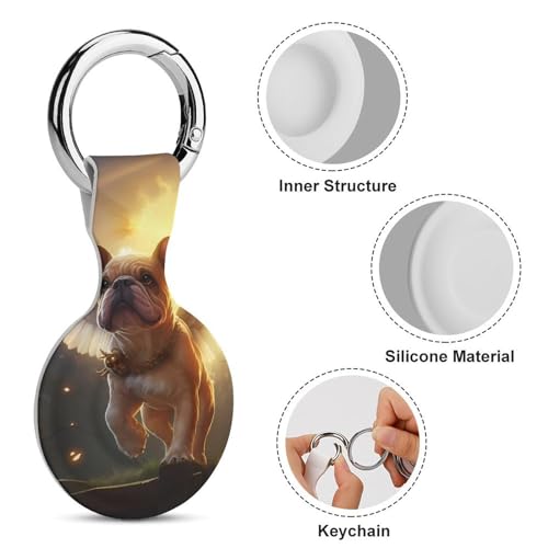 Funda para Airtag a prueba de golpes pack de 4 llaveros para evitar pérdidas 5