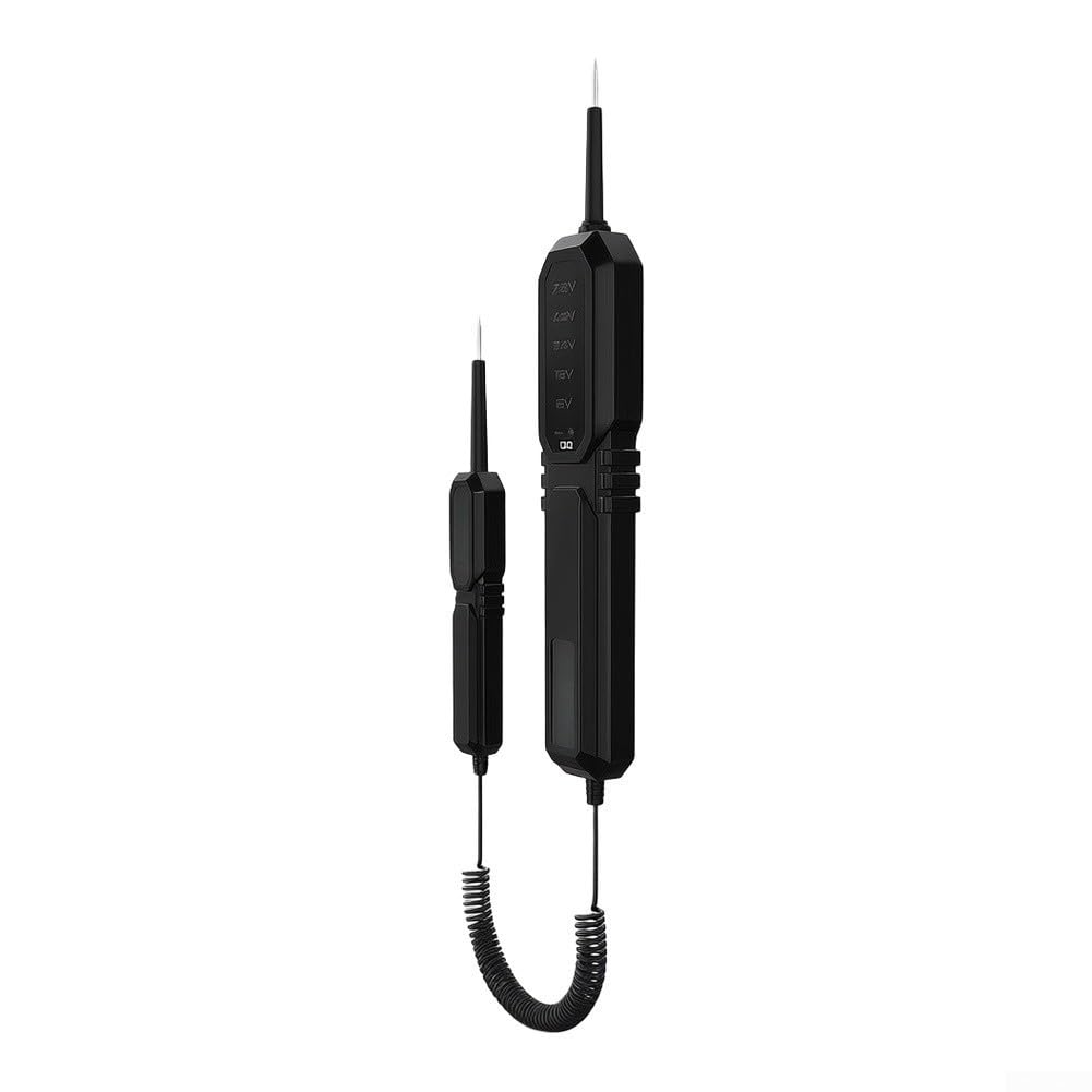 Comprobador de voltaje para coche, 12 V/24 V, indicador LED, luz de prueba