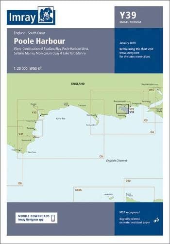 Imray Chart Y39: Poole Harbour (Small Format) (Imray Y Charts)