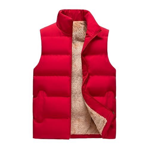 Chaleco acolchado de hombre en tallas grandes M a 4XL contra el frío