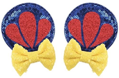 CLGIFT Baby/Toddler Minnie Ears Headband with Snow White Hair Clip