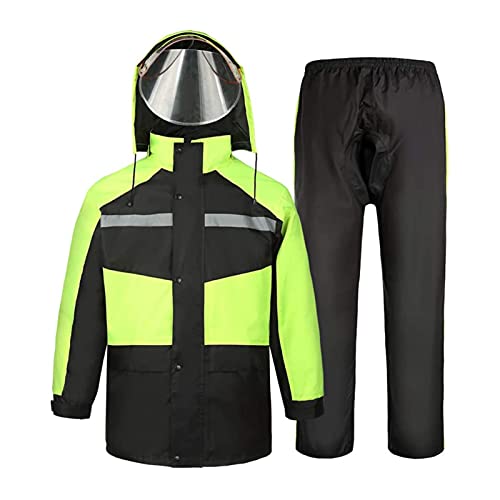 Conjunto impermeable para ciclismo y running, talla 3X-Large verde miniatura 1