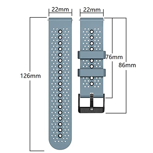 Bracelet silicone 22mm pour Huawei Watch GT5 et GT5 Pro 46mm