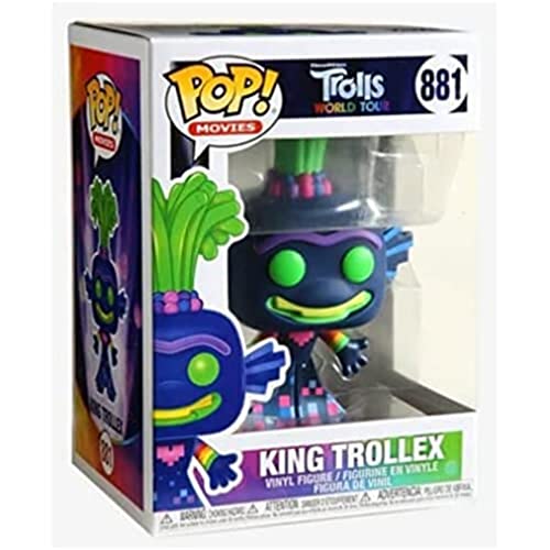 Funko Pop! Movies: Trolls World Tour - King Trollex, Multicolor, (Model: 47003)