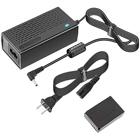 Kimaru ACK-E12 AC Power Adapter DR-E12 DC Coupler LP-E12 Dummy Battery Kit for Canon EOS M10, M50, M50 Mark ii, M100, M200, EOS M M2,Kiss M M2 Cameras. Cover