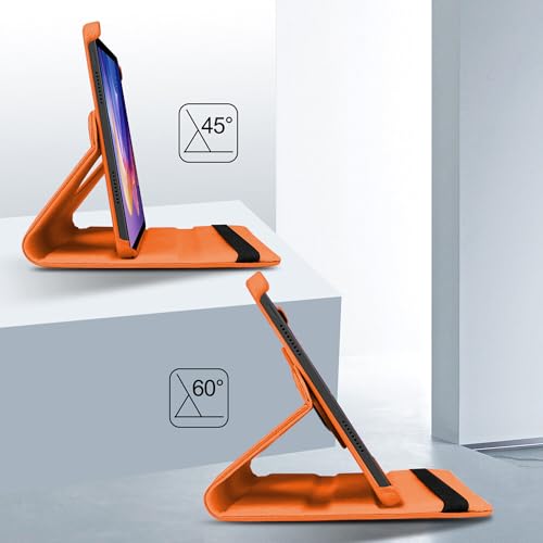 Image of TGK 360 Rotatable Smart Flip Cover for Xiaomi Redmi Pad 2 11 inch Tablet Case (Orange)