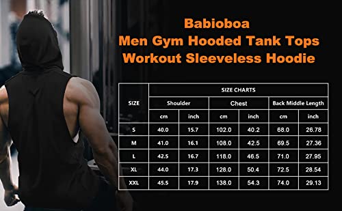 Lecgee Men's Sleeveless Hoodie Stringers Bodybuilding Tank Tops Workout Muscle Shirt Fitness Gym Vest(Flower Grey) #TOP5