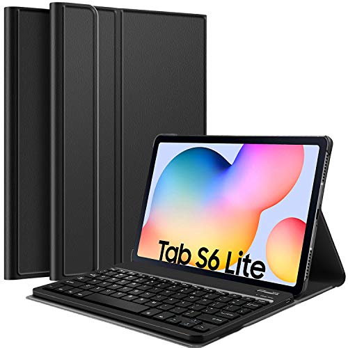 IVSO Keyboard Case for Samsung Galaxy Tab S6 Lite 10.4 Inch 2020,Premium PU