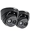 2-Pack of Lorex 8MP 4K IP Audio Turret / Dome Camera LNE8950A, 200ft IR Night Vision, Color Night Vision, Indoor/Outdoor