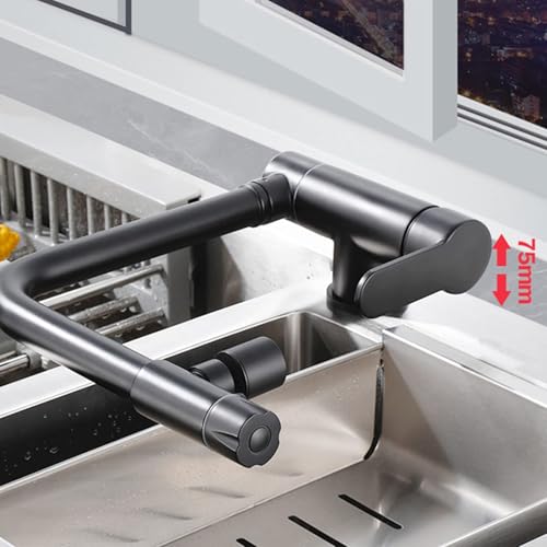 Mitigeur rotatif 360 avec double jet et eau potable intégrée