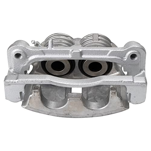 Image of TRQ Front Left Brake Caliper w /Bracket Drivers Side