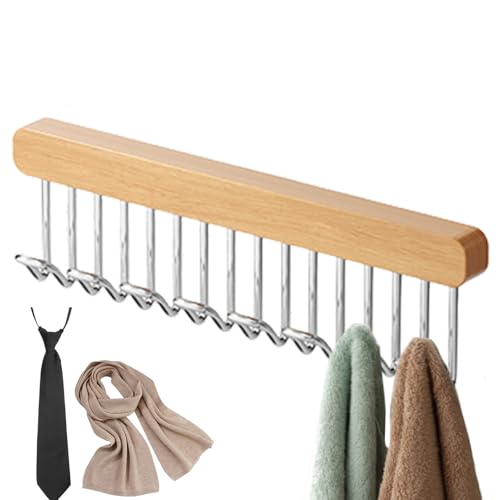 Gabinete deslizante Clipper Bar, banda de gancho para el hogar para la ropa | Estante de armario extensible, riel de ropa espacial para lazos, bufandas, ropa interior