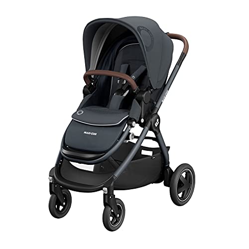 Maxi-Cosi Adorra² - Passeggino per bambini, sistema da viaggio, dalla nascita fino a 4 anni, 0-22 kg, colore: Grafite...