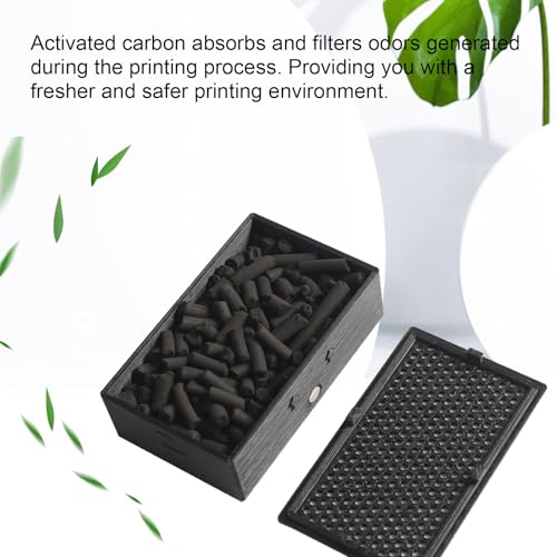 IdeaFormer-3D 2Pcs Activated Carbon Air Filter Cartridge for Bambu Lab X1C/P1P/P1S/X1/X1E, 3D Printer Air Filter Purifiers for Bambu Labs X1 P1 Series
