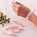 Produktbild 5er Set Freundschafts-Bänder/Arm-Bändchen"TEAM BRIDE" in pink & rosé-gold für Junggesellinnen-Abschied JGA-Party Frau-en Accessoires Hochzeit Hochzeit-s-Deko-ration Hen Party-Zubehör