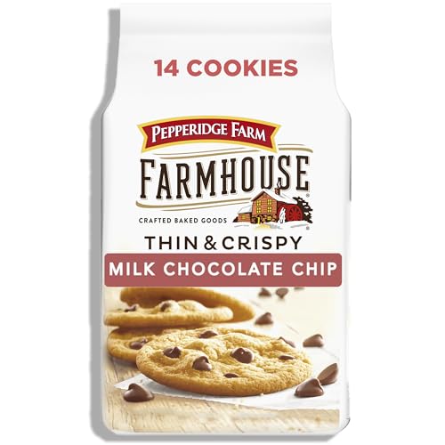 Pepperidge Farm 200140004810 Farmhouse Thin And Crispy Milk Chocolate Chip Cookies cover
