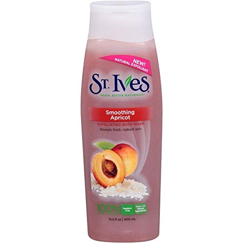 St Ives Body Wash Smoothing Apricot, 13.5 Fl Oz, Pack of 3