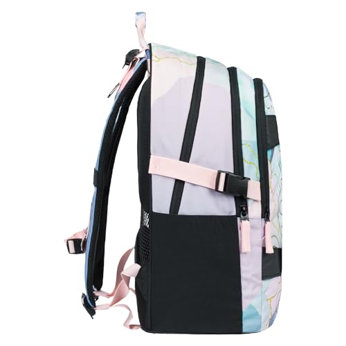 Ensemble de 5 sacs à dos d'écolier Skate Moon et cartable ergonomique - 3