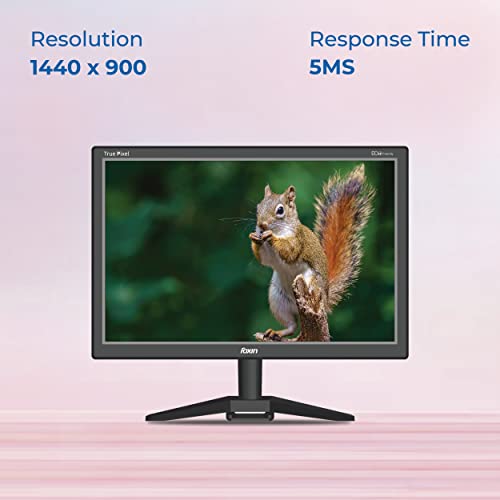 Image of FOXIN FM 1750 Crystal WD 17.5 inch LED Full HD Resolution - HDMI + VGA Port, True Pixel & Eco Friendly BIS Approved LED Computer Monitor with Wall mounting Option | 365 Days Warranty