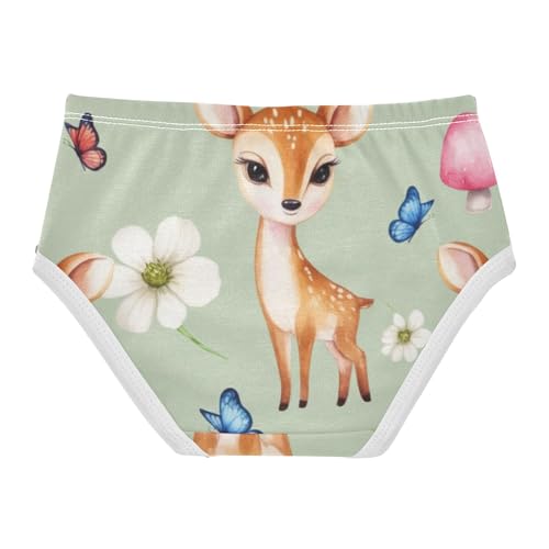 Cute Deer Girls Underwear Toddler 2t Cotton Girl Panties Cute Bright Briefs Undies Kids2