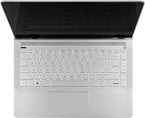 Vfeng Premium Keyboard Cover Skin For 2018 2019 2020+ 14 Inch Hp Pavilion X360 14M Series Laptop, For 13.3 Inch Hp Envy 13T And Hp Envy X360 Laptop 13Z Keyboard Protector-Clear #TOP1