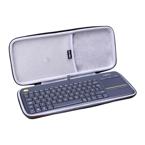 L LTGEM EVA Hard Case for Logitech K400 Plus, Logitech MX Mechanical Mini, Logitech POP Keys Wireless Touch Keyboard (Case Only)